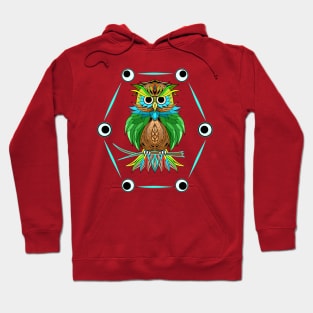 Mandala Art Owl Hoodie